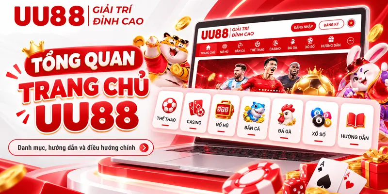 Tổng quan trang chủ UU88